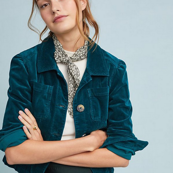 Cropped Corduroy Jacket - Picture 2 of 9